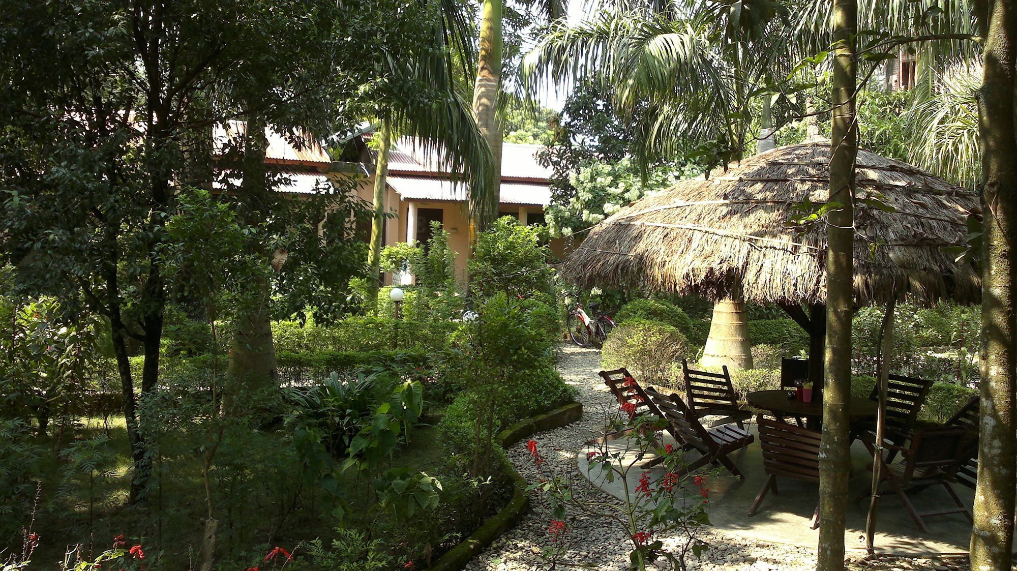 Hotel Ama Garden Sauraha Exterior foto